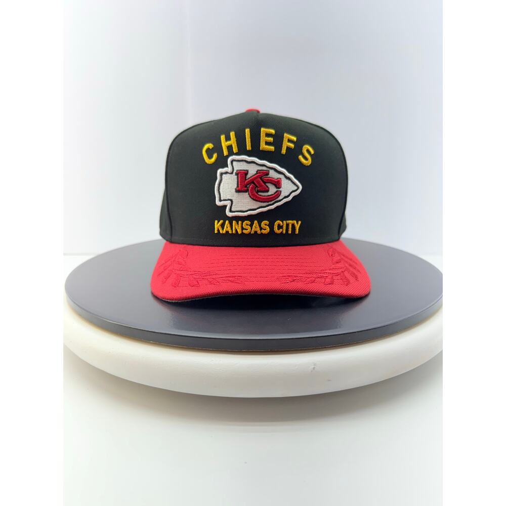 Kansas City Chiefs 2025 Draft 59FIFTY A-Frame Fitted Hat Size 7 5/8 Football NFL